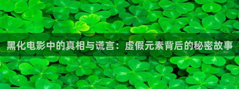 神马午夜我不卡：黑化电影中的真相与谎言：虚假元素背后的秘密故事