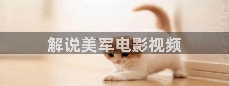 神马福利午夜电影：解说美军电影视频