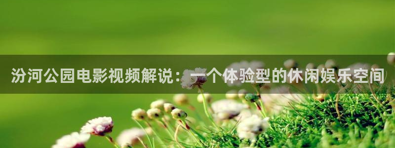四虎影视午夜：汾河公园电影视频解说：一个体验型的休闲娱乐空间