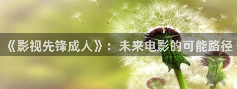 8090理伦午夜在线电影：《影视先锋成人》：未来电影的可能路径